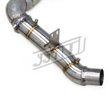 High Flow Race Stainless Downpipe for Mercedes Benz GLE63 AMG 4.0TT W166 W167