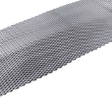 Universal Silver Grille Prismatic Mesh Diy Bumper Grill Kit