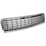 Fits 02-05 Audi A4 Chrome Hood Front Upper Grille - ABS