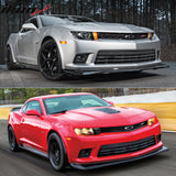 Fits 14-15 Camaro SS Z28 Front Bumper w/ Foglight & Grille Front Lip