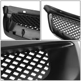 99-00 Honda Civic Diamond Mesh Style Front Upper Grille - ABS
