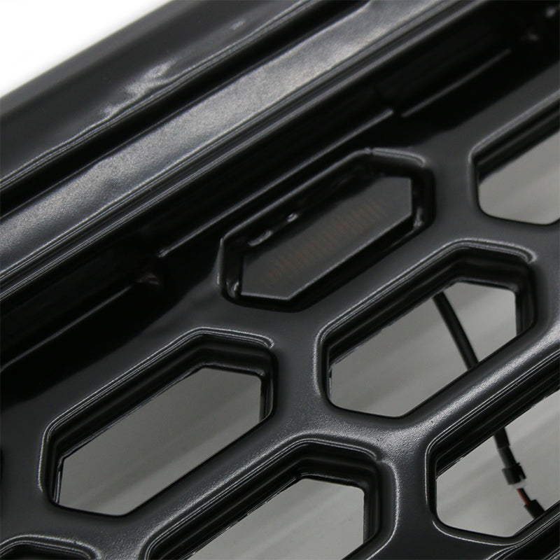 LED Grille for Ford Ranger XL/XLT/Lariat 19-23 DF Style Smoke Lens Signal