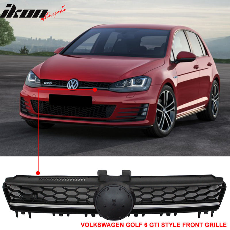 2015-2016 Volkswagen Golf MK7 Front Grille Chrome Trim Logo Badge Base