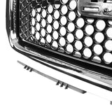 2007-2013 GMC Sierra 1500 Car Front Grille Upper Hood  Guards ABS