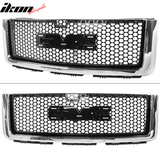 2007-2013 GMC Sierra 1500 Car Front Grille Upper Hood  Guards ABS