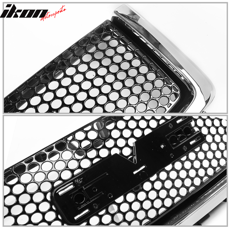 2007-2013 GMC Sierra 1500 Car Front Grille Upper Hood  Guards ABS