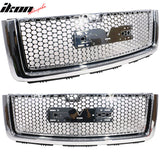 2007-2013 GMC Sierra 1500 Car Front Grille Upper Hood  Guards ABS