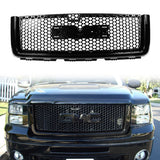2007-2013 GMC Sierra 1500 Car Front Grille Upper Hood  Guards ABS
