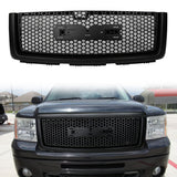 2007-2013 GMC Sierra 1500 Car Front Grille Upper Hood  Guards ABS