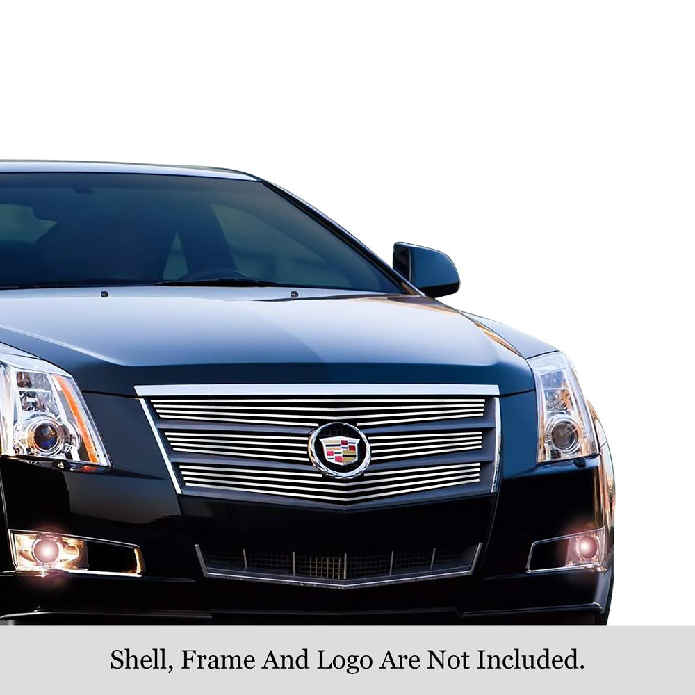 Stainless Steel Main Upper Stainless Steel Billet Grille 2008-2011 Cadillac CTS (Not For CTS-V) GR01FEB57S