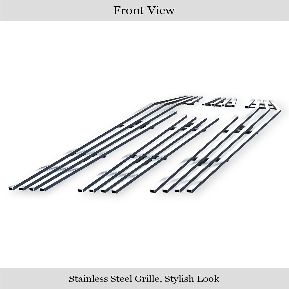 Stainless Steel Main Upper Stainless Steel Billet Grille 2008-2011 Cadillac CTS (Not For CTS-V) GR01FEB57S