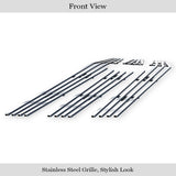 Stainless Steel Main Upper Stainless Steel Billet Grille 2008-2011 Cadillac CTS (Not For CTS-V) GR01FEB57S