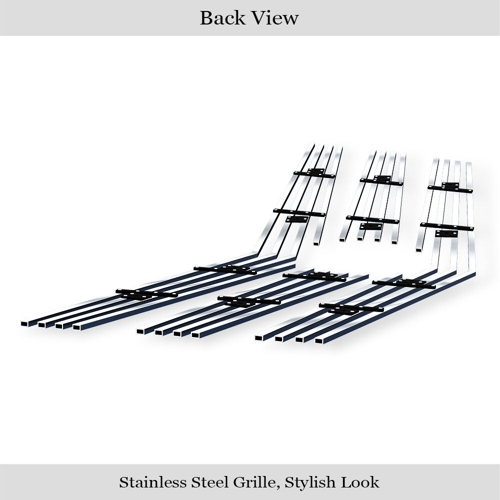 Stainless Steel Main Upper Stainless Steel Billet Grille 2008-2011 Cadillac CTS (Not For CTS-V) GR01FEB57S