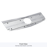 Stainless Steel Main Upper Stainless Steel Billet Grille 2002-2006 Cadillac Escalade With Logo Show/2002-2006 Cadillac Escalade EXT With Logo Show/2002-2006 Cadillac Escalade ESV With Logo Show GR01FEG70S