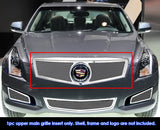 Stainless Steel Main Upper Mesh Grille 2013-2014 Cadillac ATS Logo Show GR01GEI52T