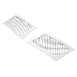 Stainless Steel Tow Hook Mesh Grille 2007-2014 Cadillac Escalade Not Fit ESV Platinum And Hybrid Models Without Tow hook GR01GFD82T