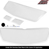 Stainless Steel Main Upper + Tow Hook Mesh Grille 2007-2014 Cadillac Escalade Not Fit ESV and Platinum and Hybrid Models Without Tow hook GR01GGG40T
