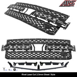 Stainless Steel Main Upper Sheet Grille 2019-2022 Chevy Silverado 1500 Not for Custom Trailboss/Custom/Work Truck GR03DEE55D