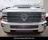 Stainless Steel Lower Bumper Sheet Grille 2015-2019 Chevy Silverado 2500 HD /2015-2019 Chevy Silverado 3500 HD GR03DFC19D