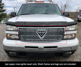 Stainless Steel Main Upper Sheet Grille Chevy Silverado 1500\Chevy Silverado 1500 HD\Chevy Silverado 2500 HD\Chevy Silverado 3500\Chevy Silverado 3500 HD GR03DFE76D