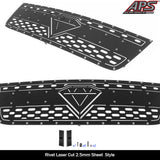 Stainless Steel Main Upper Sheet Grille Chevy Silverado 1500\Chevy Silverado 1500 HD\Chevy Silverado 2500 HD\Chevy Silverado 3500\Chevy Silverado 3500 HD GR03DFE76D
