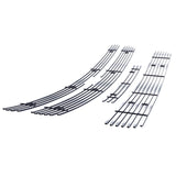 Stainless Steel Main Upper + Lower Bumper Stainless Steel Billet Grille 2007-2013 Chevy Silverado 1500 only for Models with logo height exceeding center bar GR03FAA33S