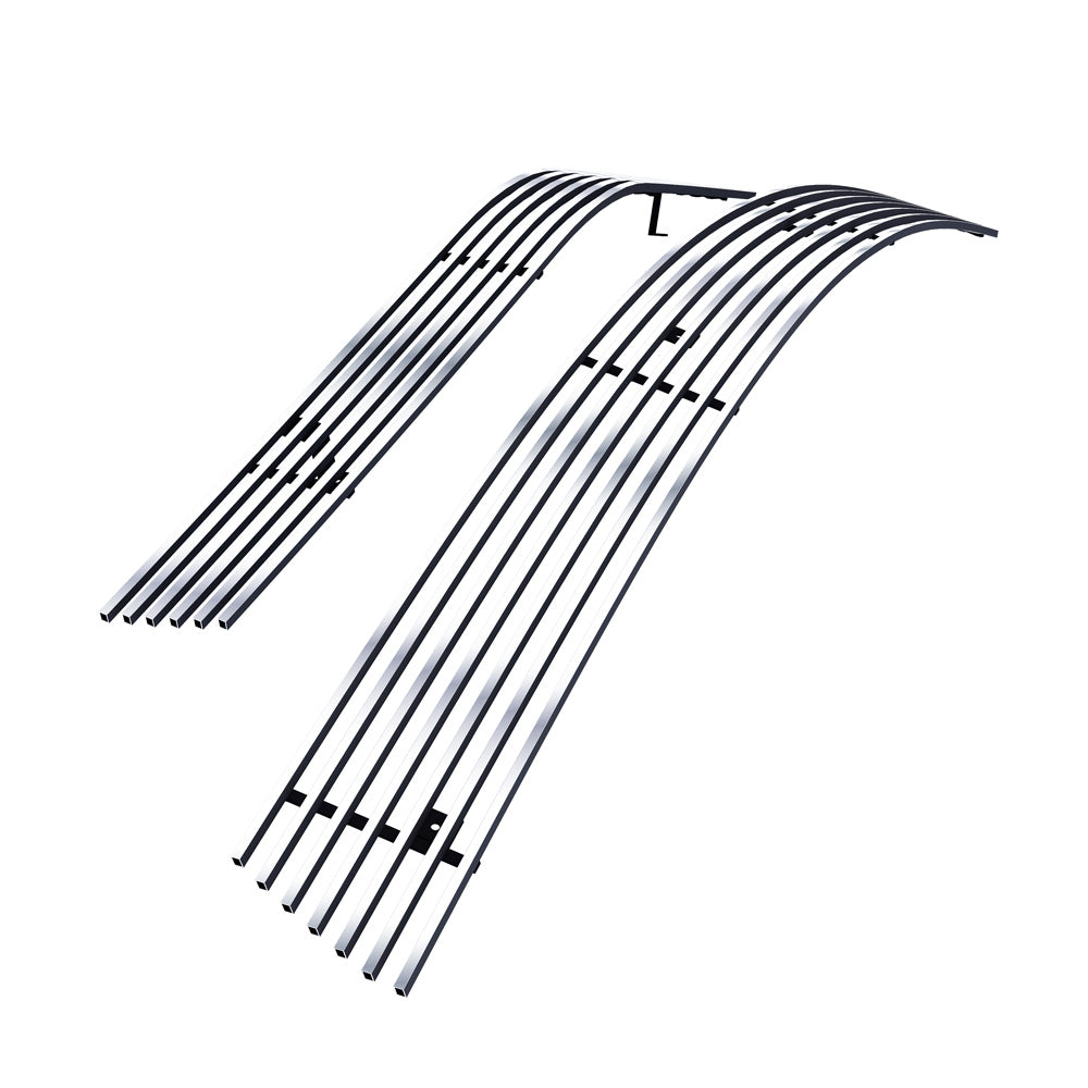 Stainless Steel Main Upper + Lower Bumper Stainless Steel Billet Grille 2014-2015 Chevy Camaro LS/LT With RS Package GR03FAB48S