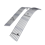 Stainless Steel Main Upper + Lower Bumper Stainless Steel Billet Grille 2014-2015 Chevy Camaro LS/LT With RS Package GR03FAB48S