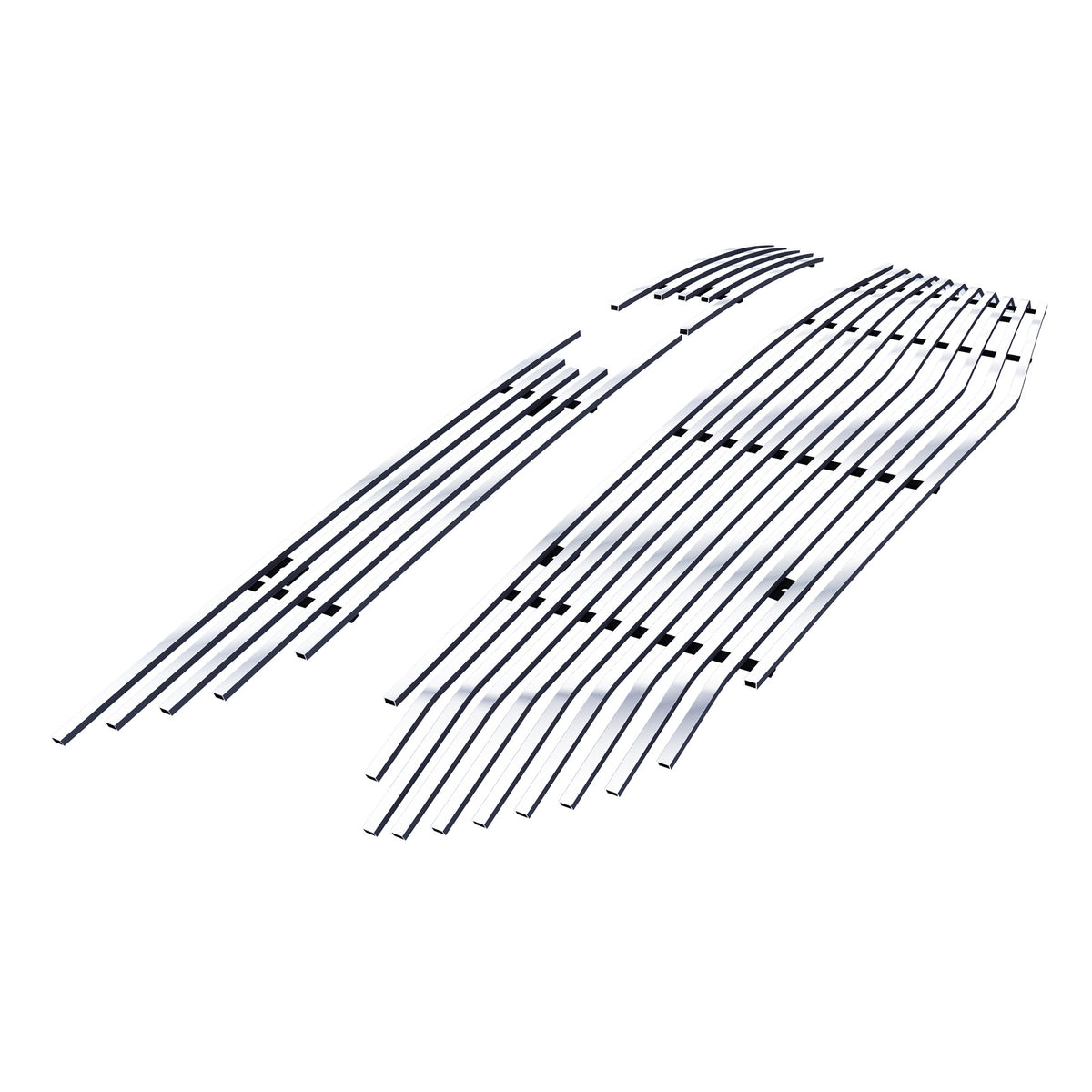 Stainless Steel Main Upper Stainless Steel Billet Grille 2018-2021 Chevy Equinox Only Fits Bar Style OE Grille GR03FEA98S