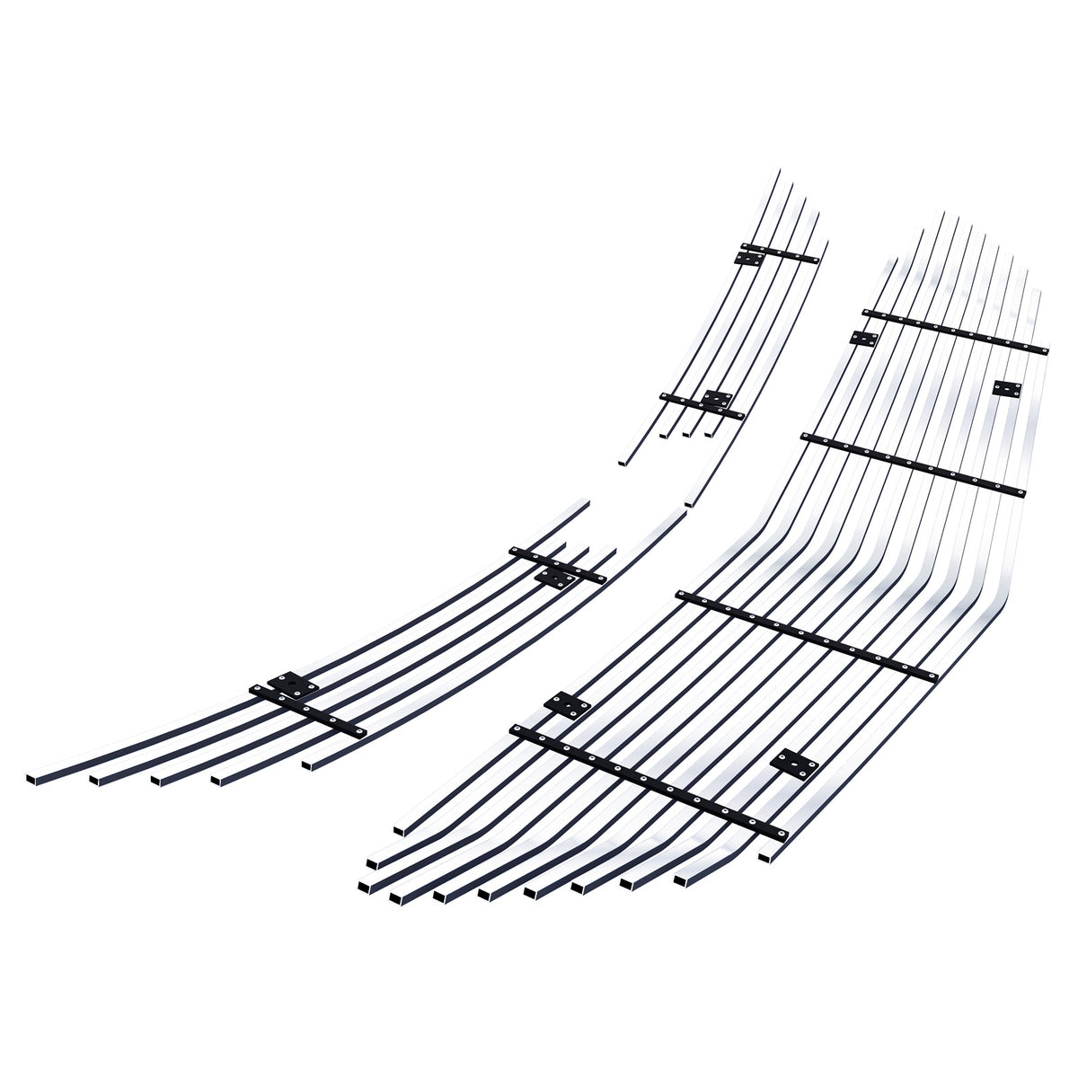 Stainless Steel Main Upper Stainless Steel Billet Grille 2018-2021 Chevy Equinox Only Fits Bar Style OE Grille GR03FEA98S