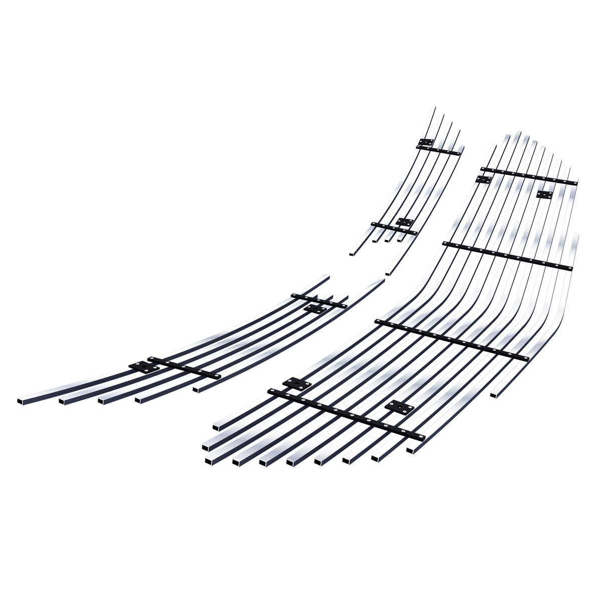 Stainless Steel Main Upper Stainless Steel Billet Grille 2018-2021 Chevy Equinox Only Fits Honeycomb Style OE Grille GR03FEA99S