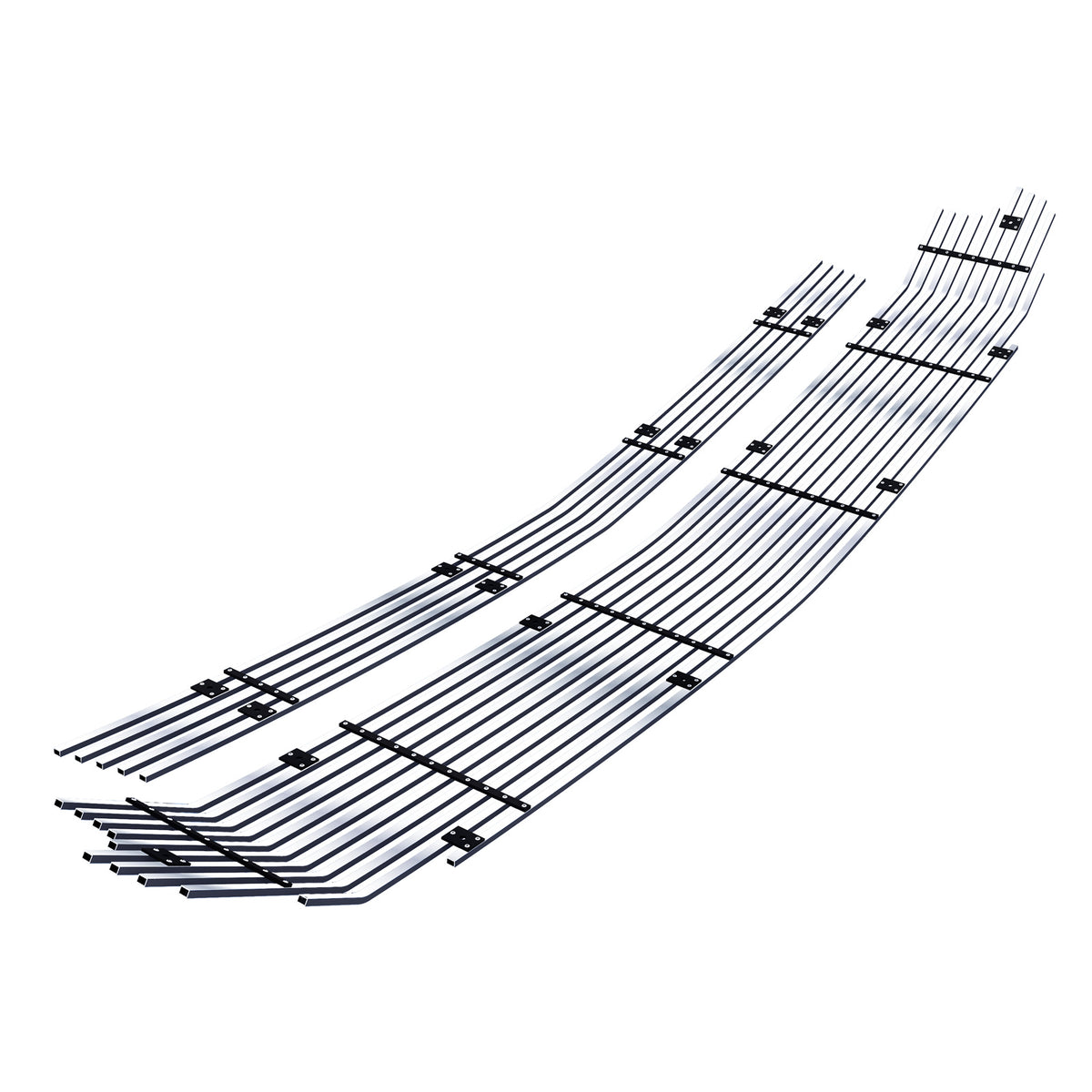 Stainless Steel Main Upper Stainless Steel Billet Grille 2021-2024 Chevy Tahoe LS & Z71 GR03FEB77S