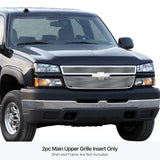 Stainless Steel Main Upper High Density SS Billet Grille Chevy Silverado 1500\Chevy Silverado 1500 HD\Chevy Silverado 1500 SS\Chevy Silverado 2500 HD\Chevy Silverado 3500 GR03FEC06M