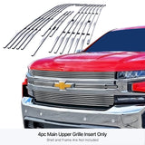 Stainless Steel Main Upper Stainless Steel Billet Grille 2019-2022 Chevy Silverado 1500 RST/LT/LT Trail Boss (Excl. 2019 Silverado 1500 LD/Classic Style) GR03FEF55S