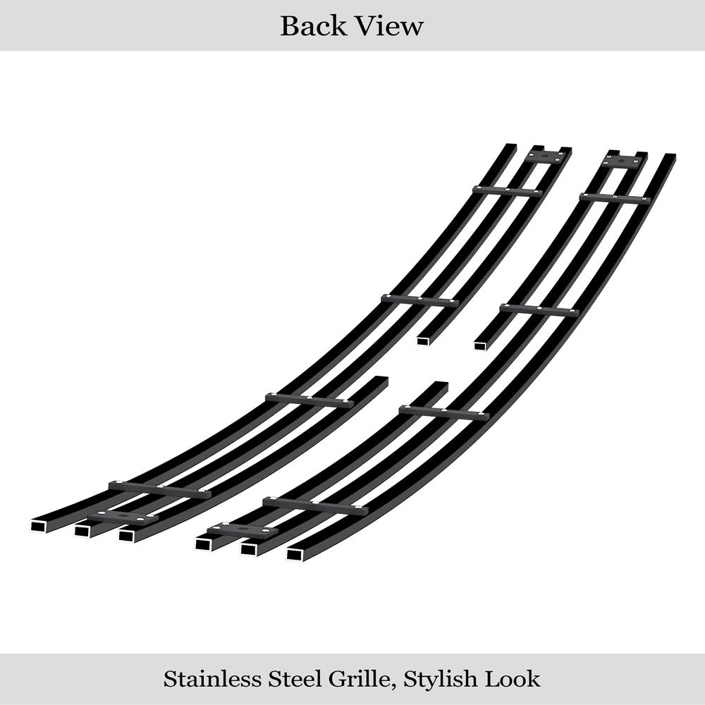Stainless Steel Main Upper Black Stainless Steel Billet Grille 1994-1997 Chevy S-10 /1994-1997 Chevy S-10 Blazer Fit 2 Door Only GR03FEG16J