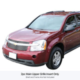Stainless Steel Main Upper Stainless Steel Billet Grille 2005-2009 Chevy Equinox GR03FEG34S