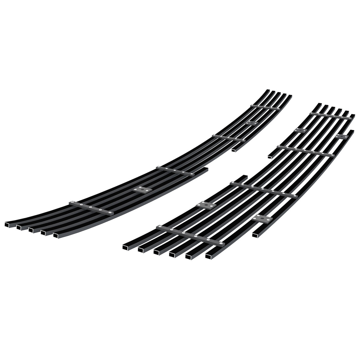 Stainless Steel Main Upper Black Stainless Steel Billet Grille 2004-2012 Chevy Colorado Not For Extreme GR03FEG47J