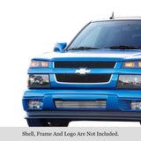 Stainless Steel Lower Bumper Stainless Steel Billet Grille 2004-2012 Chevy Colorado Not for Extreme/2004-2012 GMC Canyon GR03FEG48S