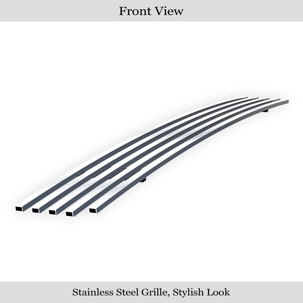 Stainless Steel Lower Bumper Stainless Steel Billet Grille 2004-2012 Chevy Colorado Not for Extreme/2004-2012 GMC Canyon GR03FEG48S