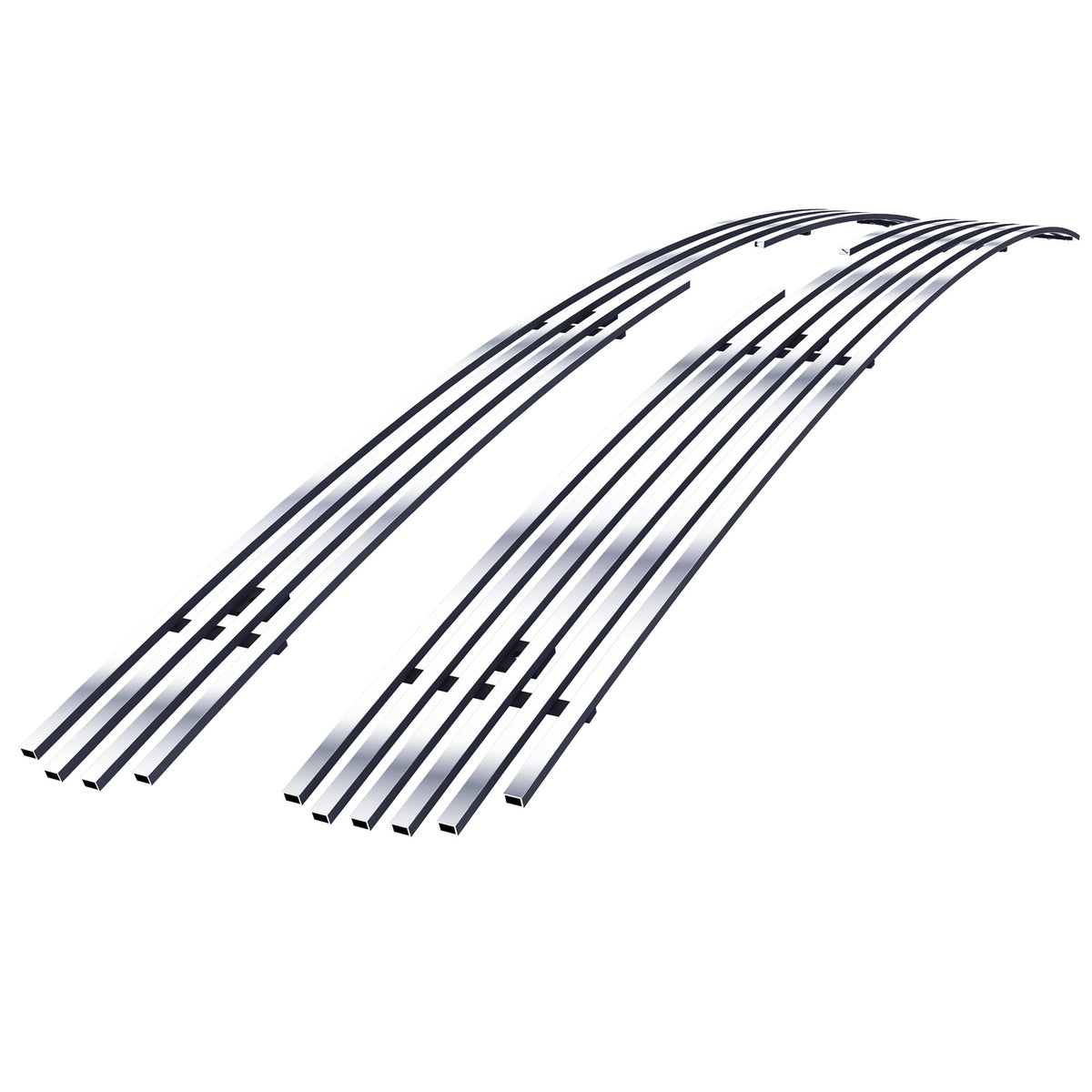 Stainless Steel Main Upper Stainless Steel Billet Grille 2007-2013 Chevy Silverado 1500 (only for Models with logo height exceeding center bar) GR03FEG66S