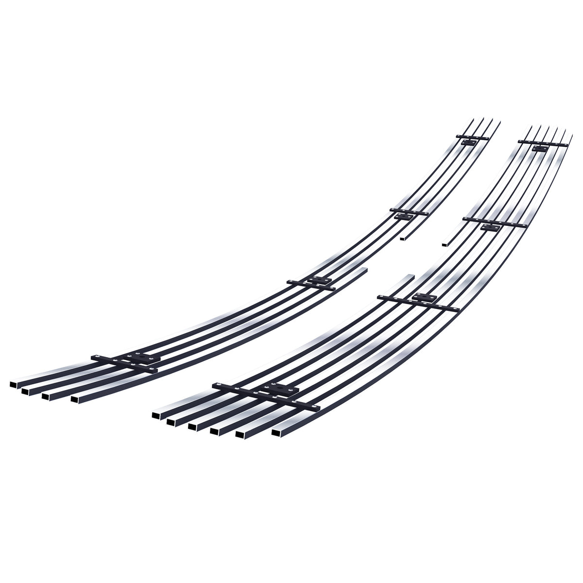 Stainless Steel Main Upper Stainless Steel Billet Grille 2007-2013 Chevy Silverado 1500 (only for Models with logo height exceeding center bar) GR03FEG66S