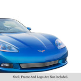 Stainless Steel Lower Bumper Stainless Steel Billet Grille 2006-2010 Chevy Corvette C6 GR03FEG68S