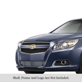 Stainless Steel Lower Bumper Stainless Steel Billet Grille 2013 Chevy Malibu GR03FEI44S