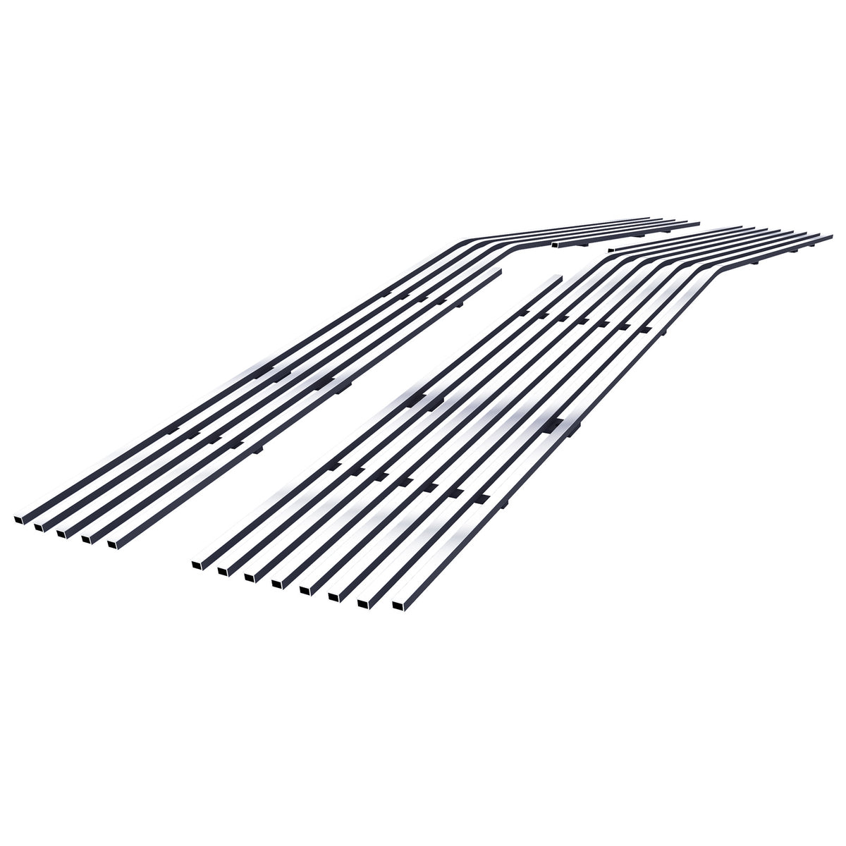 Stainless Steel Main Upper Stainless Steel Billet Grille 2014-2015 Chevy Silverado 1500 Not for Z71 GR03FEI50S