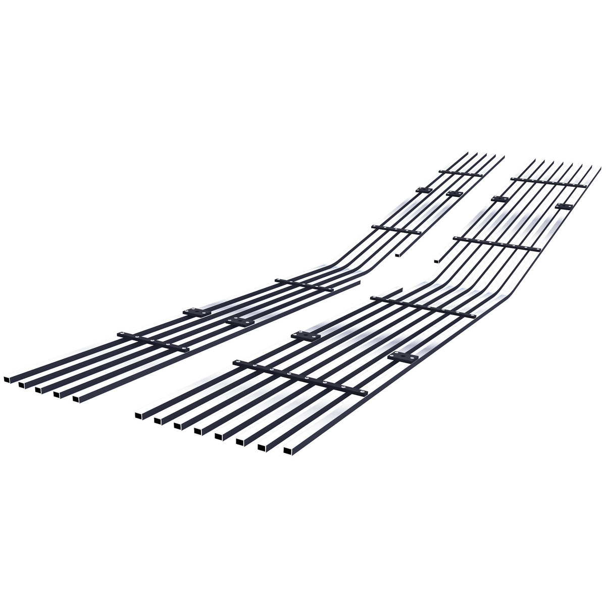 Stainless Steel Main Upper Stainless Steel Billet Grille 2014-2015 Chevy Silverado 1500 Not for Z71 GR03FEI50S