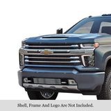 Stainless Steel Lower Bumper Stainless Steel Billet Grille 2020-2023 Chevy Silverado 2500 /2020-2023 Chevy Silverado 3500 GR03FEJ14S