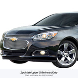 Stainless Steel Main Upper Stainless Steel Billet Grille 2014-2015 Chevy Malibu /2016-2016 Chevy Malibu Limited (2016 Malibu fits Limited Model only) GR03FFC40S