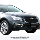 Stainless Steel Main Upper Black Stainless Steel Billet Grille 2015-2015 Chevy Cruze GR03FFC42J