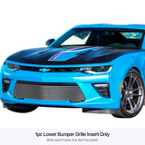 Stainless Steel Lower Bumper Stainless Steel Billet Grille 2016-2018 Chevy Camaro SS GR03FFC66S