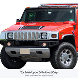 Stainless Steel Main Upper Stainless Steel Billet Grille 2006-2010 Hummer H3/2009-2010 Hummer H3T GR03FFD58S